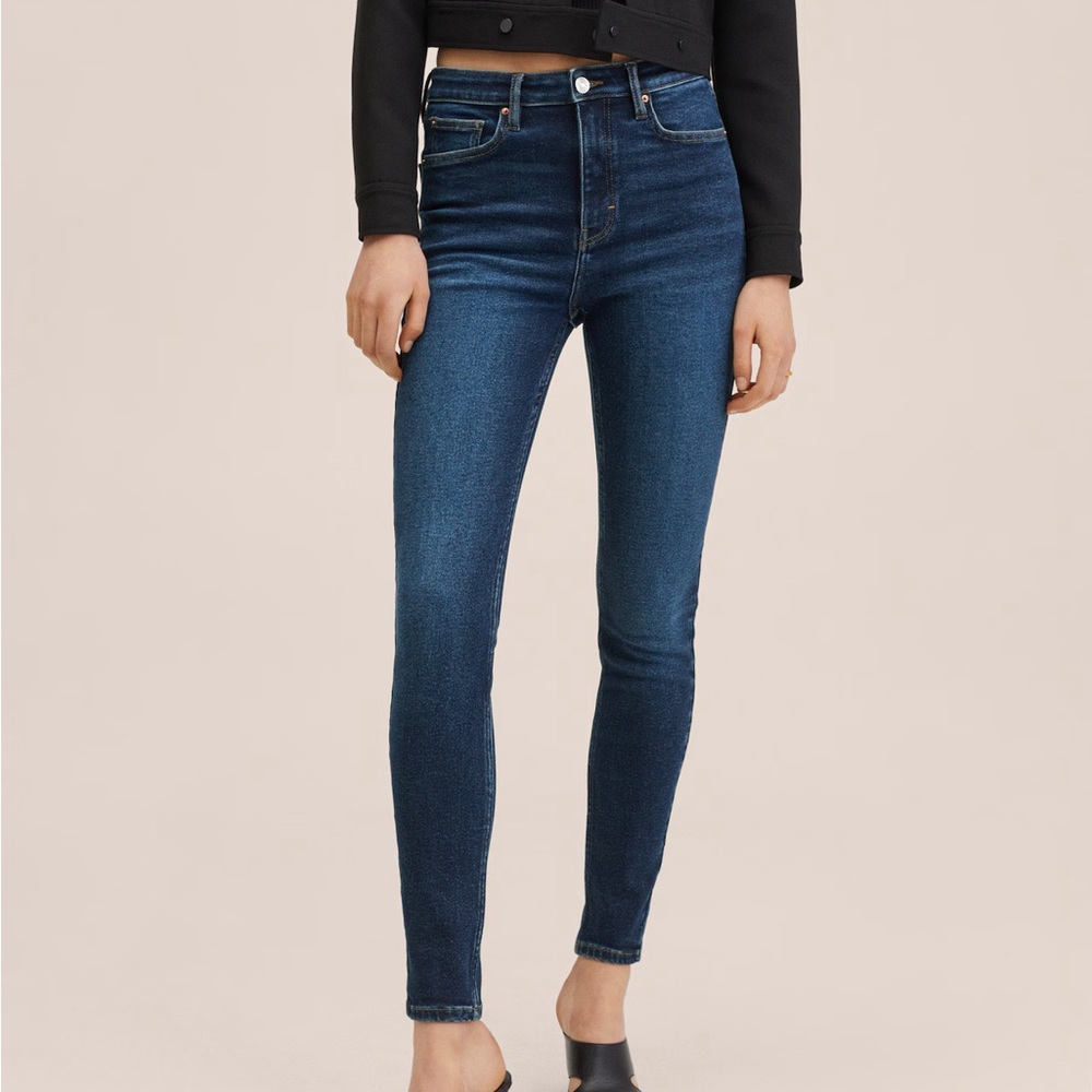 MANGO Soho High-waist skinny jeans - size US 4 / EUR 36